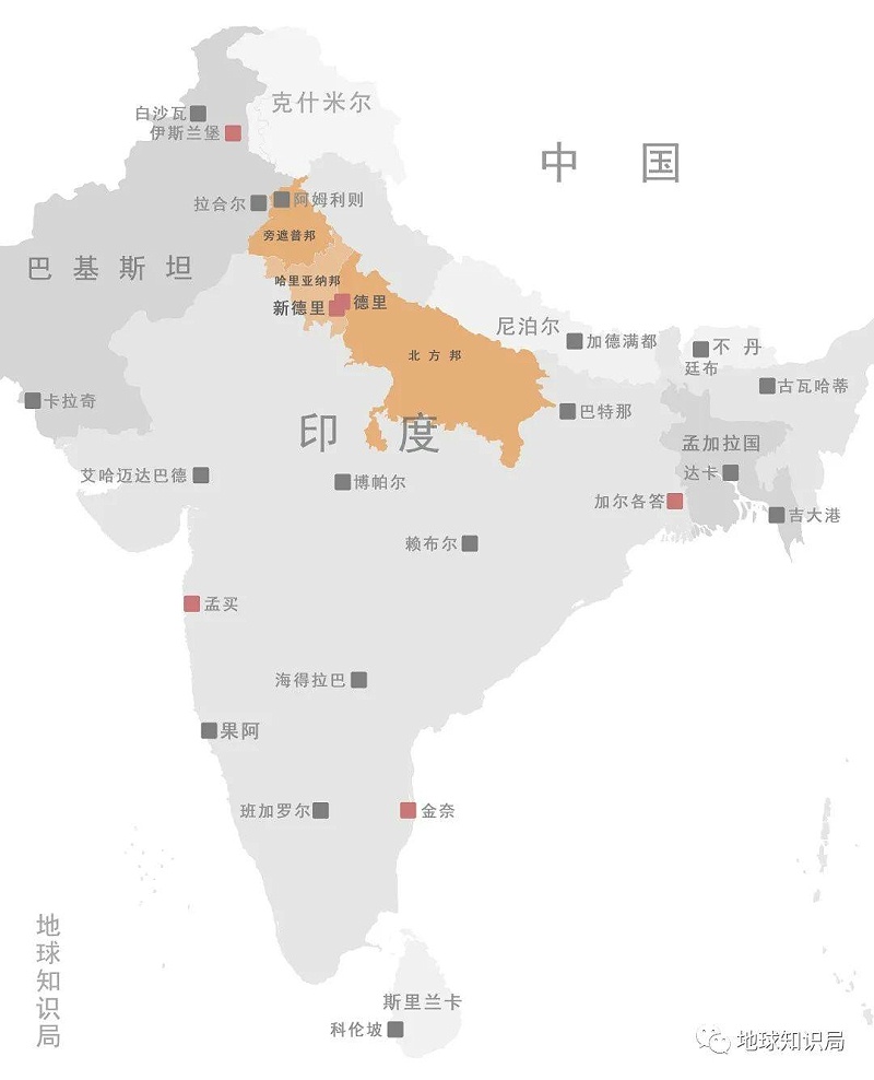 印度地图1